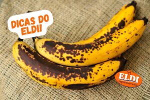 comer bananas com casca preta