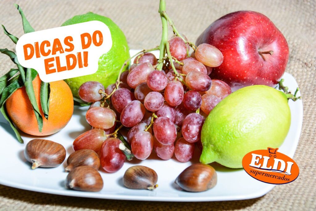 frutas da estação do inverno