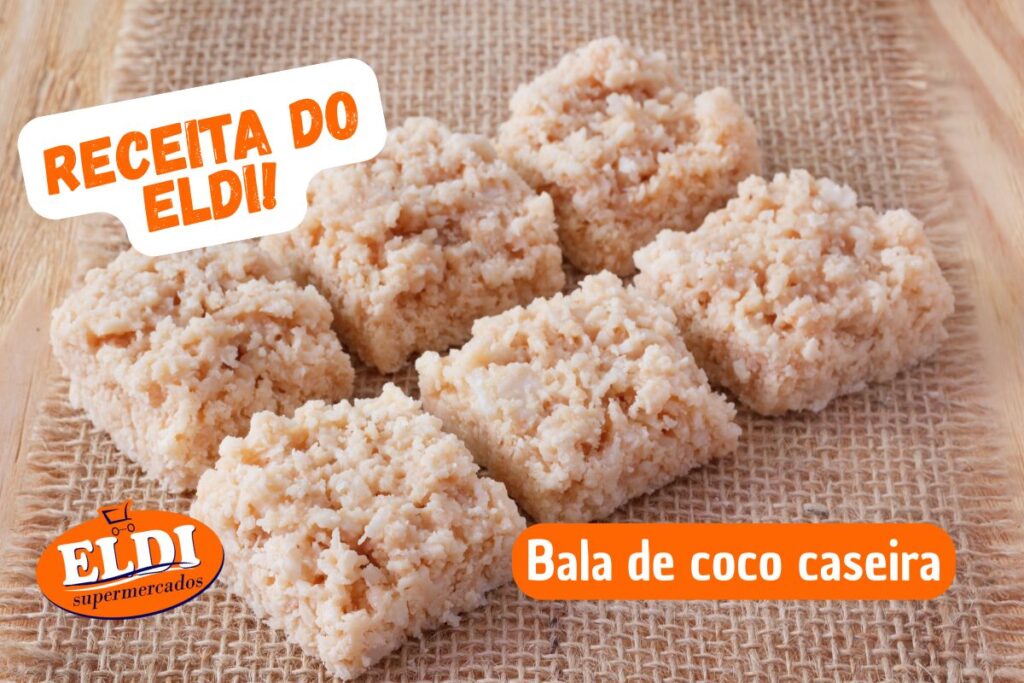 bala de coco caseira