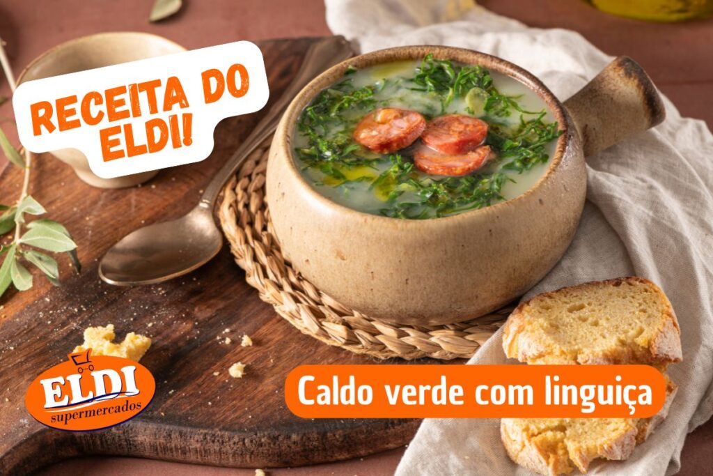 caldo verde com linguiça