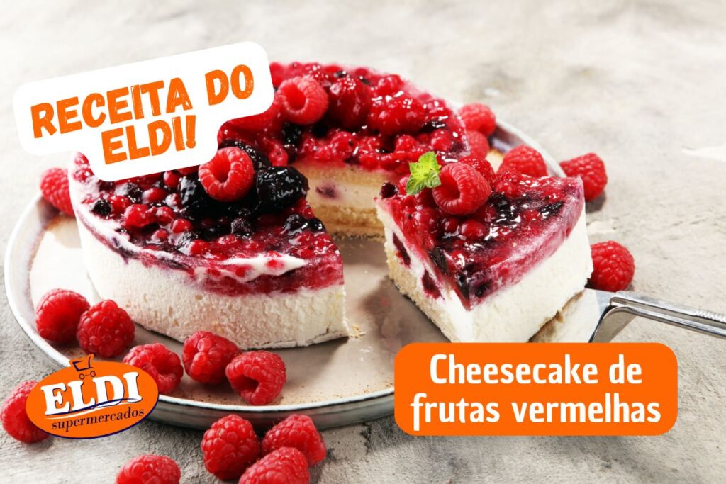 cheesecake de frutas vermelhas