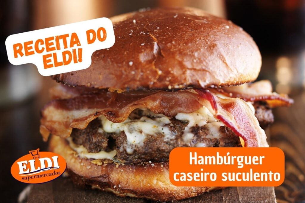 hambúrguer caseiro suculento