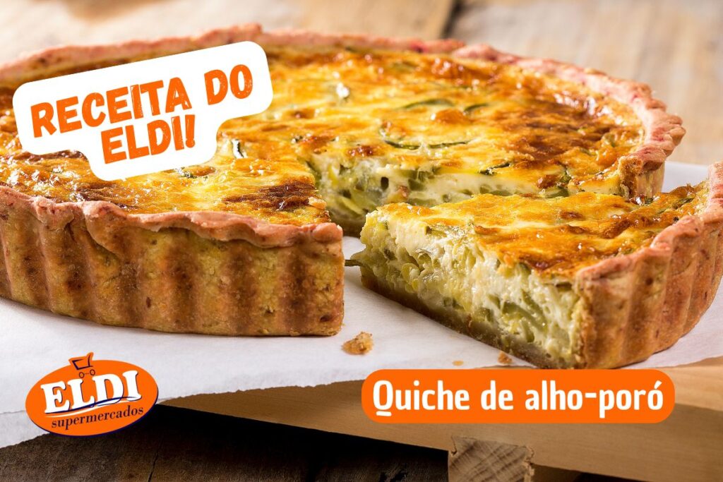 quiche de alho-poró