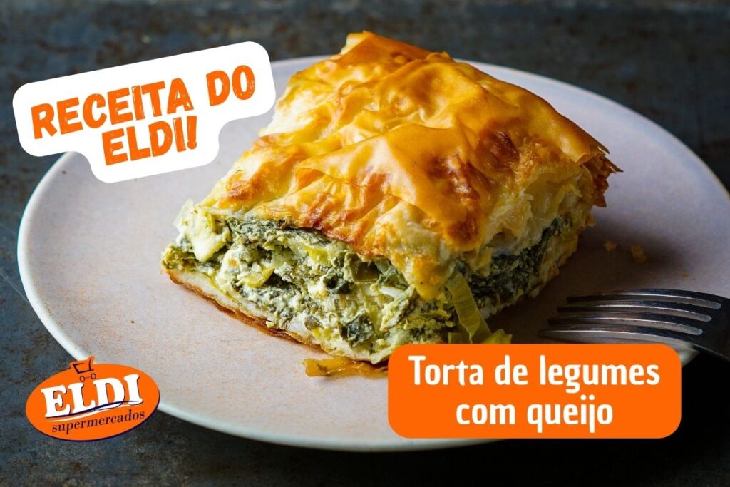 torta de legumes com queijo