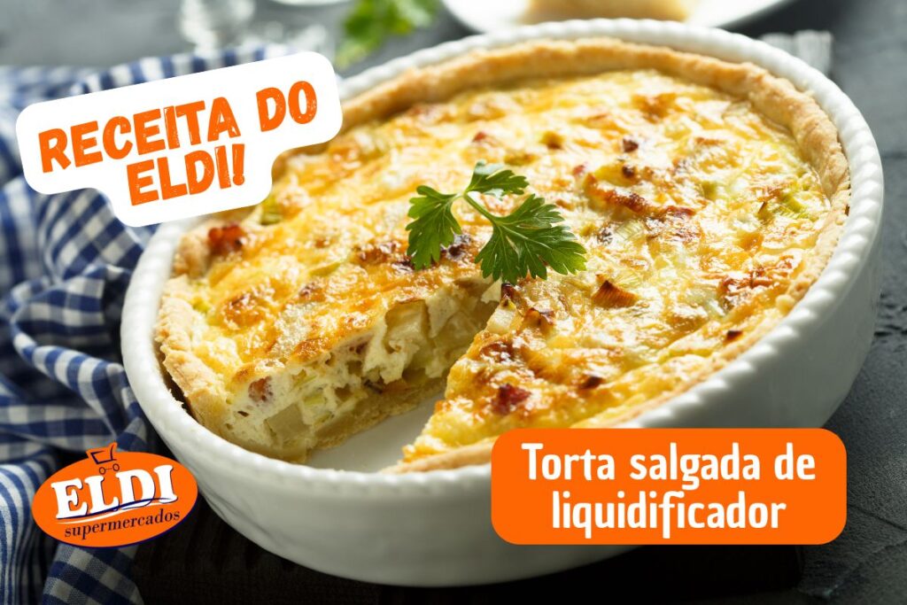 torta salgada de liquidificador